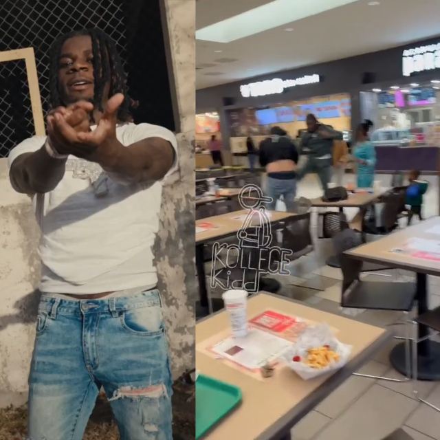 Kansas City, Missouri rapper SleazyWorld Go jumped in front of his baby at the mall