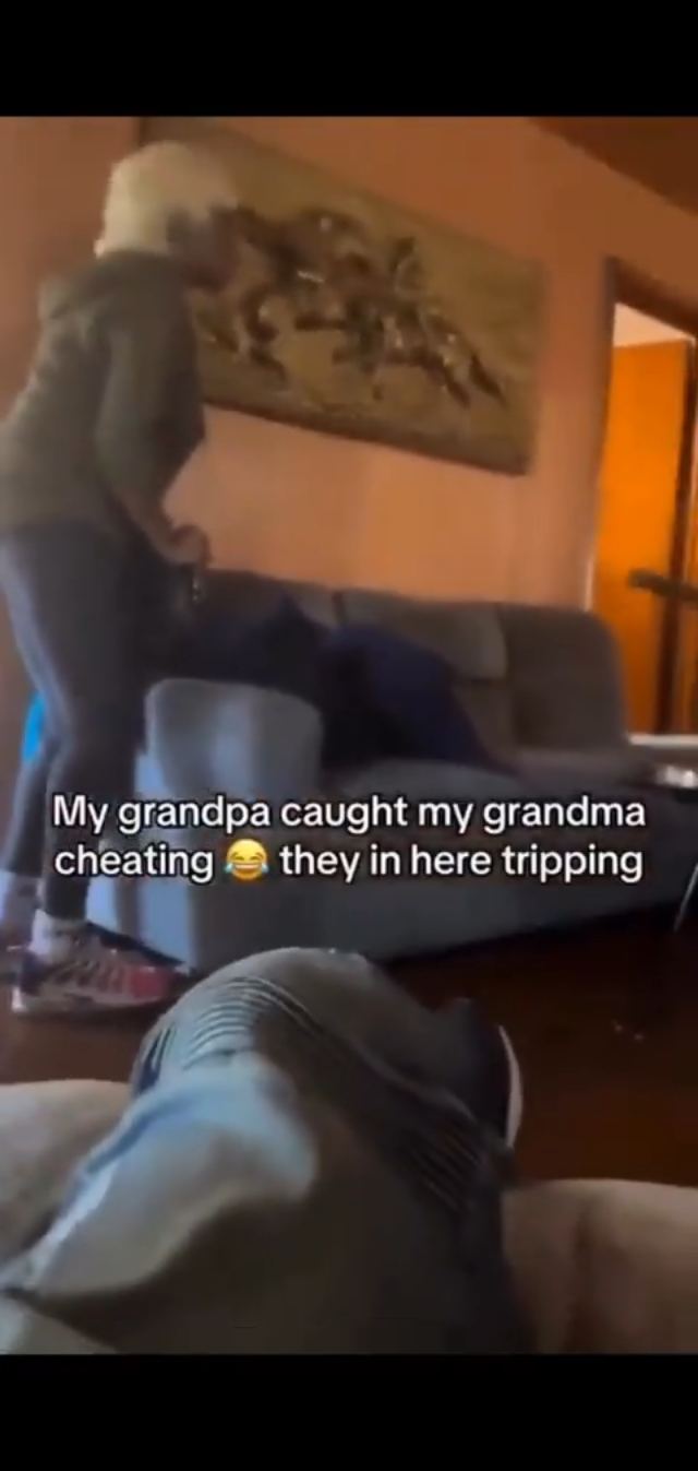 Grandma and Grandpa were tripping