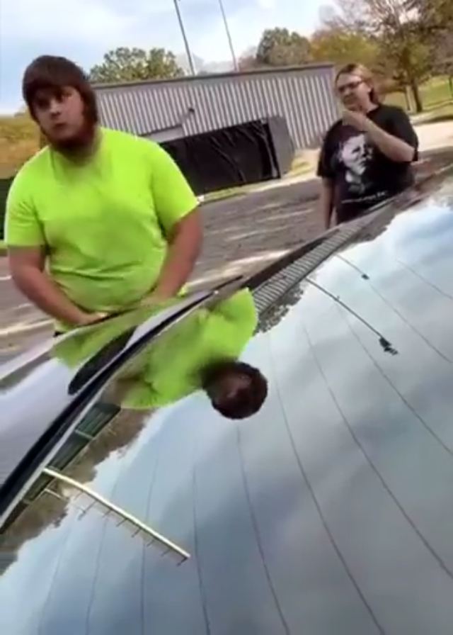 Got his ass BEAT with his ASS OUT! 🤣